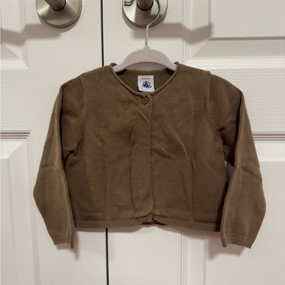 Petit Bateau 💕 Brown Cardigan
